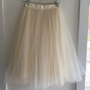 Alexandra Grecco Gretta Tulle 30” Skirt in Ivory